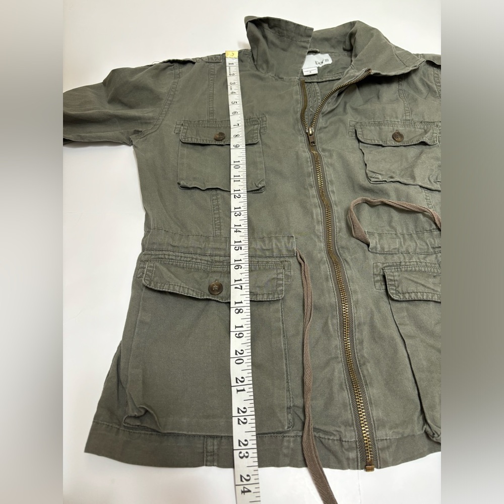 Bar III army green utility jacket size Small S gorpcore‎ street wear - Picture 12 of 16